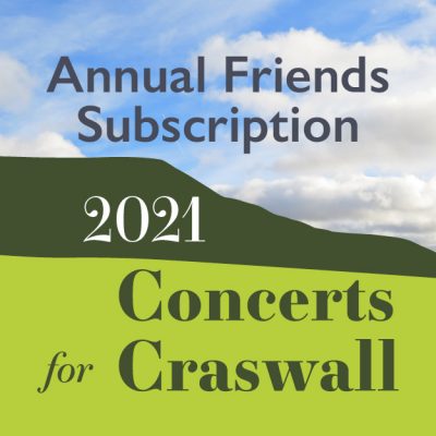 Concerts for Craswall Friends Subscription Graphic 2021