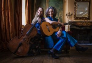 Guitarist Antigoni Goni and cellist Amy Norrington