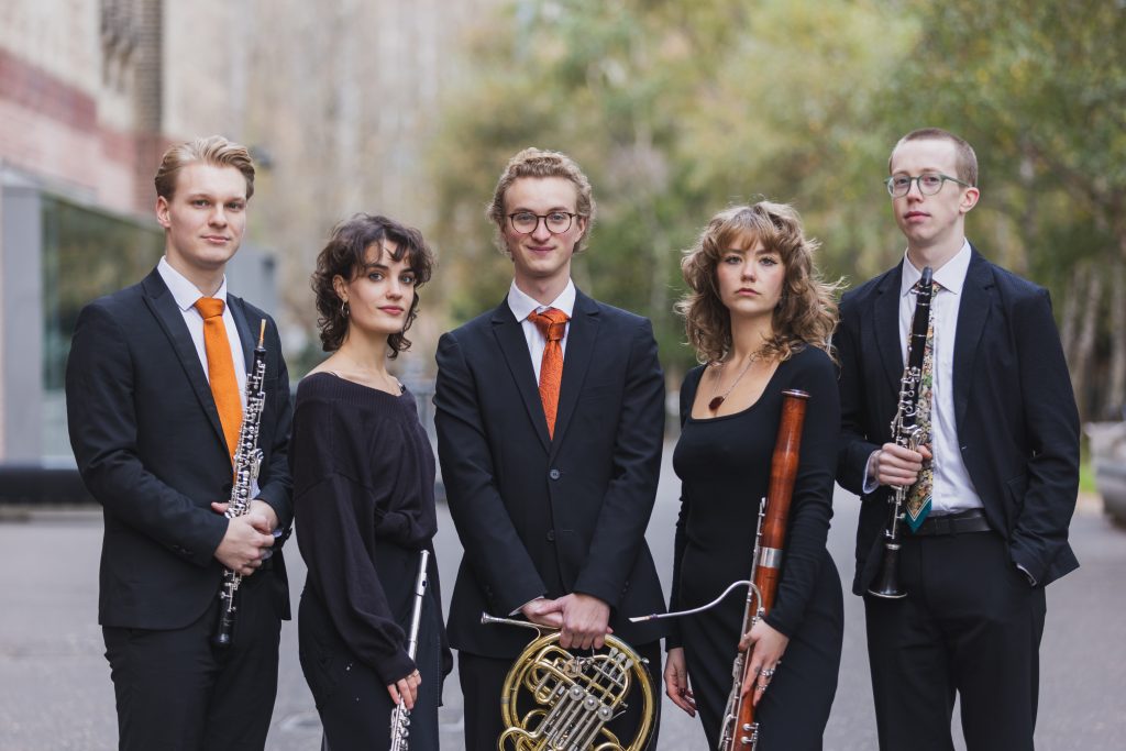 A photo of acclaimed wind quintet Lumas Winds by Inis-Oirr-Asano-Photography